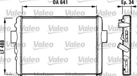 Радіатор охолоджування Valeo 731572