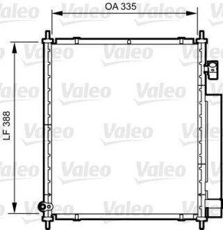 Конденсатор, кондиционер Valeo 814241 (фото 1)