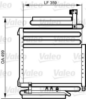 Радіатор кондиціонера Valeo 814296