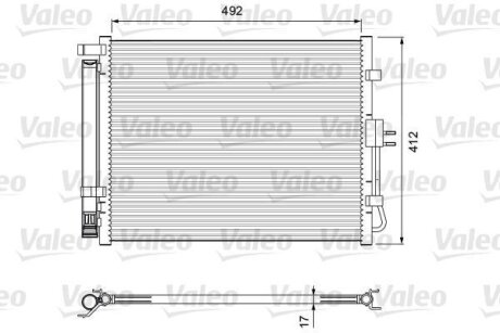 Радіатор кондиціонера Valeo 814402