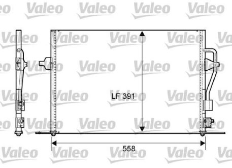 Конденсер кондиціонера Valeo 817232