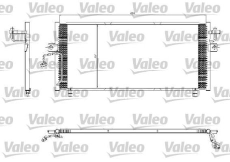 Конденсер кондиціонера Valeo 817253