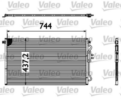 Конденсер кондиціонера Valeo 817582