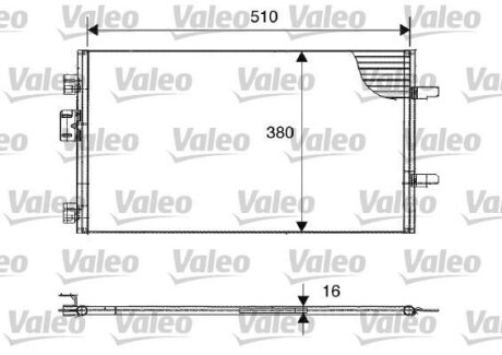 Конденсатор, кондиционер Valeo 817602