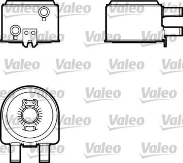 Радиатор PSA BERLINGO/JUMPER/BOXER/206 02- Valeo 817704