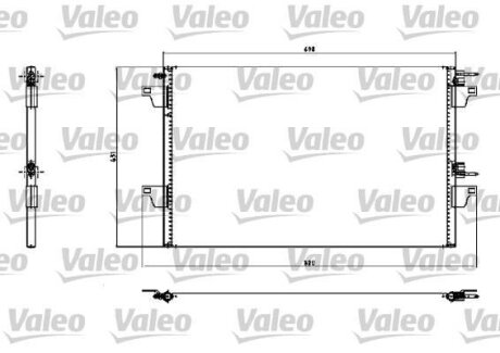 Конденсер кондиціонера Valeo 817731