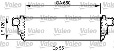Радіатор наддуву Valeo 817760