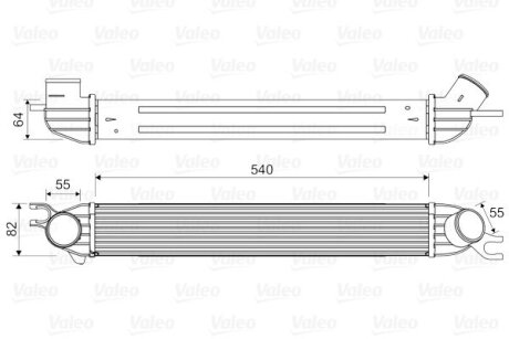 Радіатор наддуву Valeo 818580
