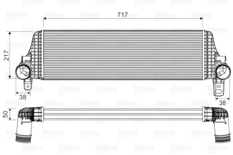 Інтеркулер Valeo 818659