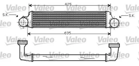 Інтеркулер Valeo 818715