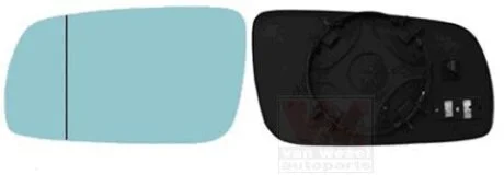 Дзеркальне скло, зовнішнє дзеркало Van Wezel 0323837