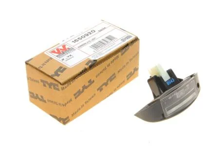 Ліхтар підсвітки номерного знаку CITROEN JUMPER/ PEUGEOT BOXER 94>02 Van Wezel 1650920