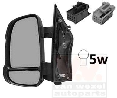 Фото 1 - наружное зеркало Van Wezel 1651805 Наружное зеркало Van Wezel 1651805 (фото 1)