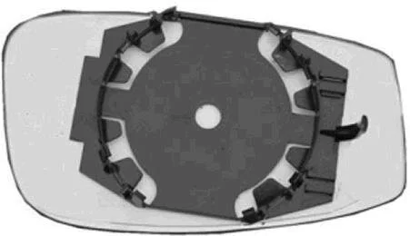 Дзеркальне скло, зовнішнє дзеркало Van Wezel 1709831