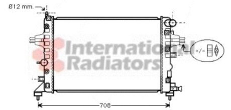 Радiатор Van Wezel 37002362