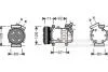 Компресор кондиціонера NISSAN QASHQAI/ RENAULT KANGOO 08 > 13 Van Wezel 4300K401 (фото 1)