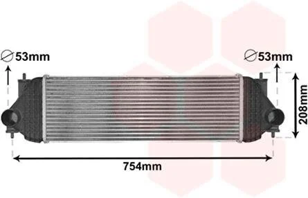 Інтеркулер SUZUKI GRAND VITARA 05>15 Van Wezel 52004134