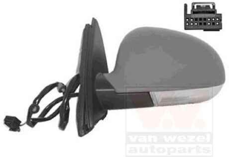 Зовнішнє дзеркало Van Wezel 5886807