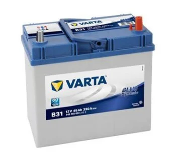 Аккумуляторная батарея, 45Ah / 330A (12V), Blue Dynamic B31, (R+), (238x129x227) VARTA 5451550333132