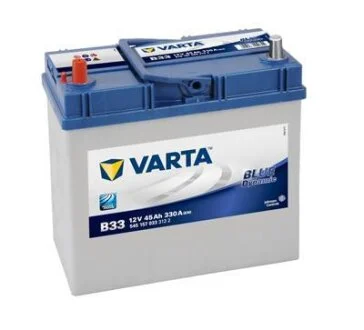 Акумулятор 45Аг 330А Asia Blue Dynamic (B33) (1) (330А) (2 роки гарантії) VARTA 5451570333132