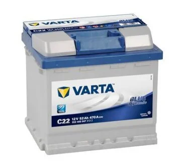 Акумулятор 52Аг 470А Blue Dynamic (L1) (0) Євро правий + (533071) VARTA 5524000473132