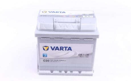 АКБ C30 SILVER DYNAMIC 54 А*ч -/+ 530A VARTA 5544000533162