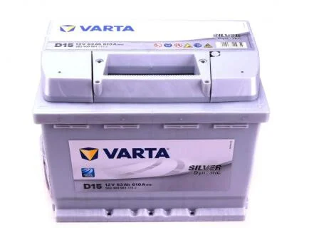 Батарея аккумуляторная Silver Dynamic 12В 63Ач 610A(EN) R+ VARTA 5634000613162
