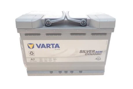 Аккумуляторная батарея, 70Ah / 760A (12V), (R+), (Start-Stop AGM), (278x175x190) VARTA 570901076J382