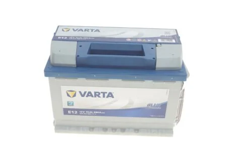 Аккумуляторная батарея, 74Ah / 680A (12V), Blue Dynamic E12, (L+), (278x175x190) VARTA 574013068 3132