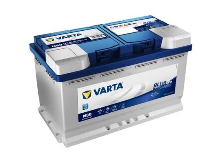 АКБ N80 BLUE DYNAMIC EFB 80А*ч 800А система СТАРТ-СТОП VARTA 580500080D842