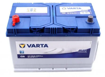 Аккумуляторная батарея, 95Ah / 830A (12V), Blue Dynamic G8, (L+), (306x173x225) VARTA 5954050833132