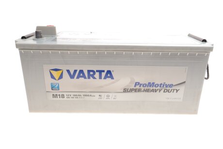 Батарея аккумуляторная Promotive Silver 12В 180Ач 1000A(EN) L+ VARTA 680108100 A722