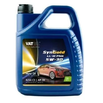 Масло моторное SynGold LL-III Plus 5W30 / 5л. / (ACEA C3-12, API SN, VW 5 VATOIL 50642
