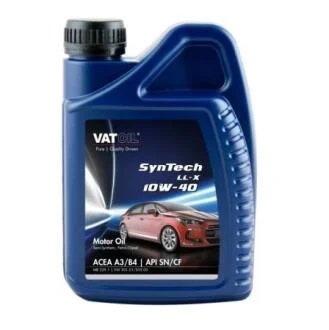 Масло 10W40 1 л VAT OIL SynTech LL-X (A3/B4/SN/CF/MB229.1/VW501.01/505.00) VATOIL 50648