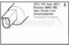 Насос склоомивача передн (12В) AUDI 100 C4, 80 B3, 80 B4, A3, A4 B5, A6 C4, A6 C5, A8 D2, CABRIOLET B3, COUPE B3, TT MITSUBISHI SPACE STAR PORSCHE 911, 911 TARGA, 924 AUTOBUS-TARGA 09.79-12.13 VDO 246-086-001-002Z (фото 2)