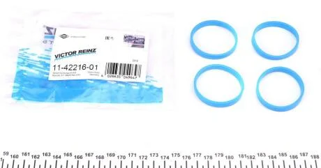 Прокладка колектора впускного Renault Megane 1.4 TCe 09- (к-кт), H4J 700 VICTOR REINZ 11-42216-01