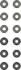 Комплект сальників клапану TOYOTA 1MZ-FE, 2GR-FE, 2GR-FSE, 2GR-FXE, 2MZ-FE, 3GR-FE, 3GR-FSE, 3MZ-FE, VICTOR REINZ 12-54024-03 (фото 1)