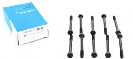 Комплект болтов ГБЦ RENAULT TWINGO/CLIO/TRAFIC 80-98 (компл. 10 шт.) VICTOR REINZ 14-32162-01