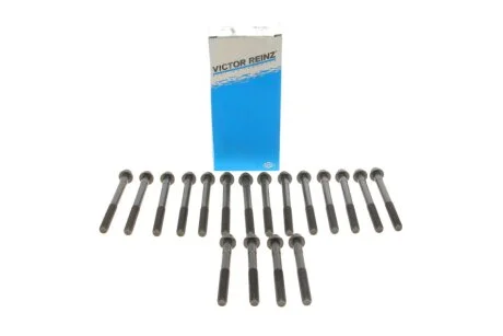 Болт ГБЦ TOYOTA HIACE/HILUX/LANDCRUISER 90- 2/4D(18 шт) (компл.) VICTOR REINZ 14-55000-01