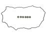 Комплект прокладок / GASKET, ROCKER COVER IVECO VICTOR REINZ 15-40334-01 (фото 1)