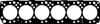 Прокладка головки блоку / CYLINDER HEAD GASKET IVECO VICTOR REINZ 61-34065-00 (фото 1)