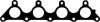 Прокладка коллектора HYUNDAI/KIA ACCENT/ELANTRA/MATRIX/GETZ/RIO II 00- 1.4/1.6 выпускного VICTOR REINZ 71-53971-00 (фото 1)
