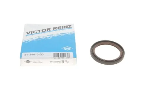 Сальник RENAULT/NISSAN PRIMERA/MOVANO/VIVARO/CLIO/LAGUNA/MASTER/MEGANE 01- 2.0 dCi к/в передний VICTOR REINZ 81-34413-00