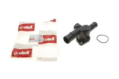 Фланець системи охолодження Skoda Octavia (04-13) / VW Golf (04-), Jetta (06-), Polo (04-06) / Audi A3 (04-08) Vika 11210434201