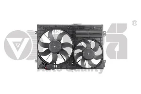 Вентилятор радіатора в к-кті, з Блоком управління Vika 11211503301