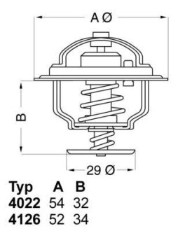 Термостат WAHLER 4022.82D1