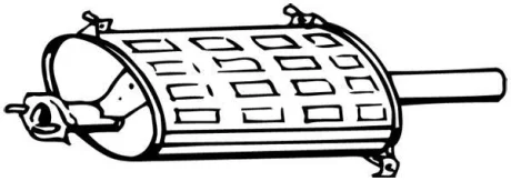 Глушник,випускна система WALKER 16670