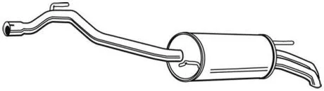 Задній. глушник,випускна сист. WALKER 22206