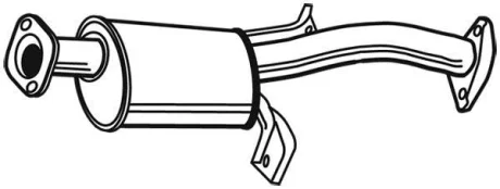 Центр. глушник,випускна сист. WALKER 22228