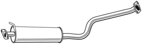 Центр. глушник,випускна сист. WALKER 22388